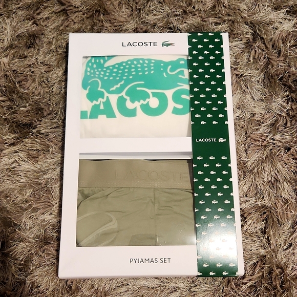 Lacoste Men's Pajama Boxed Set - Picture 1 of 5